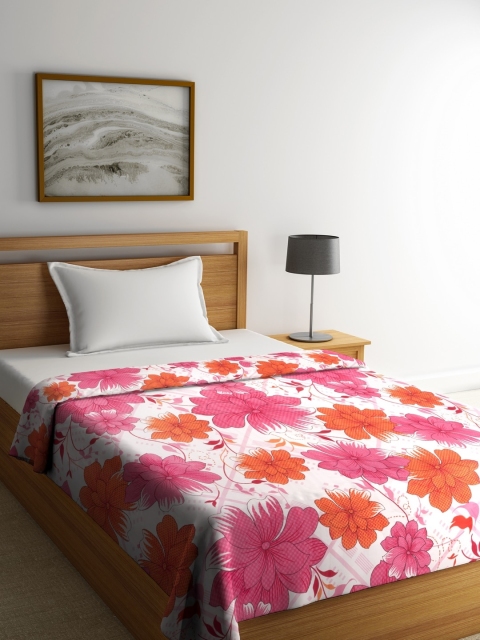 

Cortina Pink Floral Mild Winter 210 GSM Single Bed Dohar