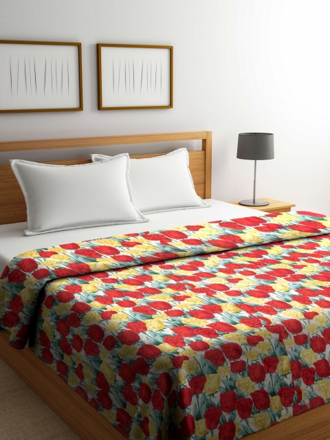 

Cortina Multicoloured Floral Mild Winter 210 GSM Double Bed Dohar, Multi