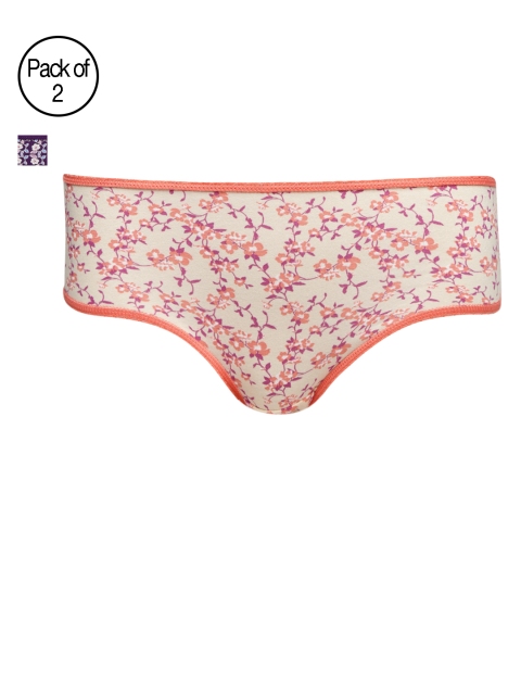 

Jockey Women Pack of 2 Hipster Briefs 1636-0210, Multi