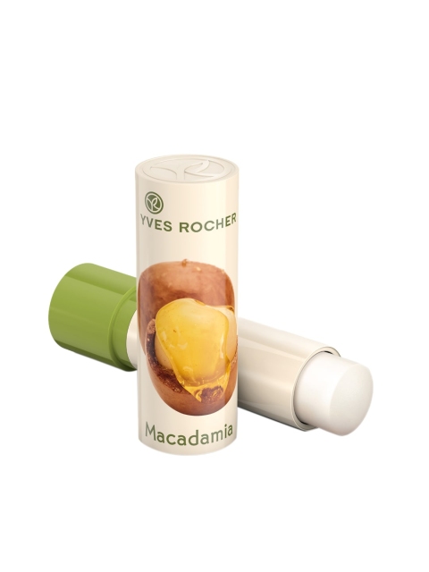 

YVES ROCHER Unisex Lip Balm Nourishing Macadamia 4.8 g, White