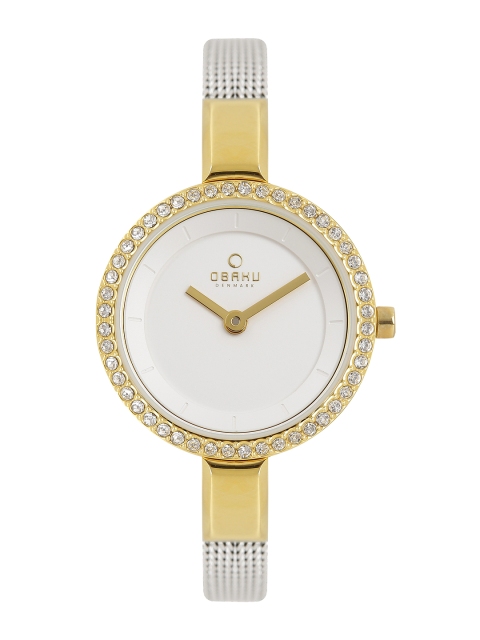 

Obaku Women White SIV GLIMT Analogue Watch V129LEGIMC