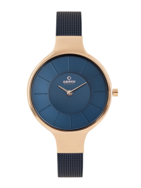 

Obaku Women Blue SOL OCEAN Analogue Watch V149LXVLML