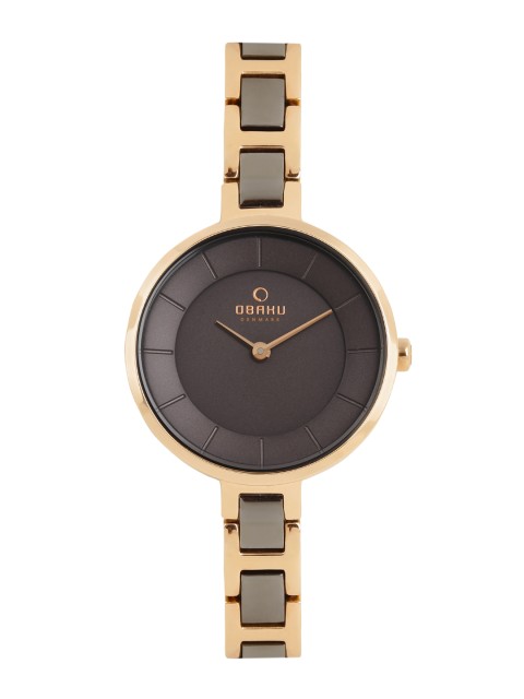 

Obaku Women Black Analogue Watch V183LXVNSV