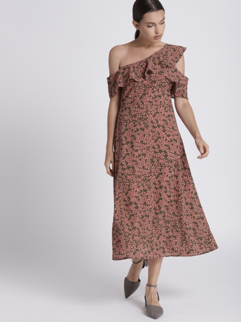 

Chemistry Women Mauve Printed A-Line Dress