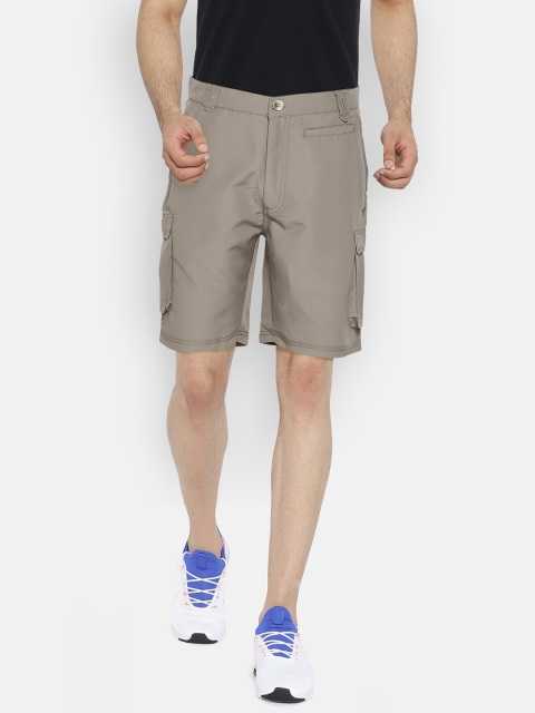

Wildcraft Men Brown Solid Bermuda Shorts
