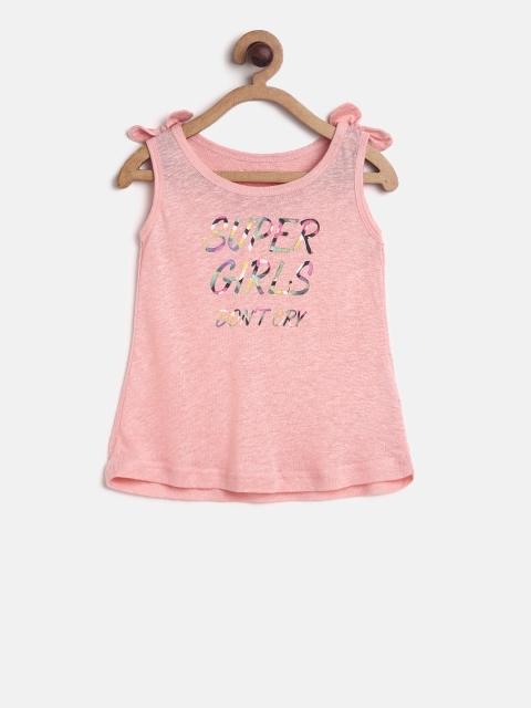 

Gini and Jony Girls Pink Printed Top