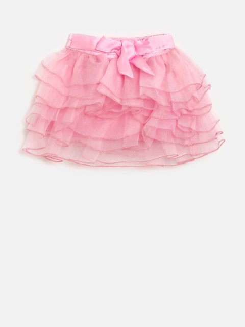 

Gini and Jony Girls Pink Frilled Skirt