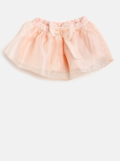 

Gini and Jony Girls Peach Flared Skirt