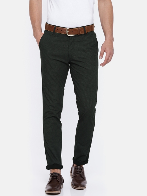 

John Miller Hangout Men Black Ultra Slim Fit Printed Chinos