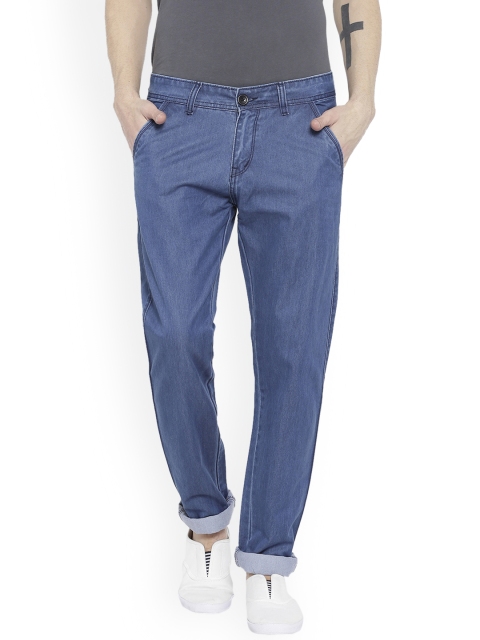 

FEVER Men Blue Relaxed Fit Mid-Rise Clean Look Jeans
