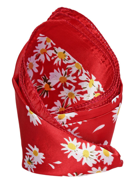 

Alvaro Castagnino Men Red & White Floral Printed Pocket Square