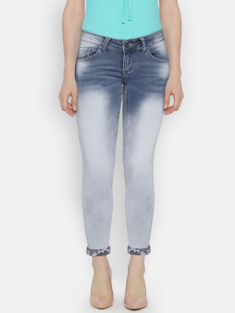 

Deal Jeans Women Blue Skinny Fit Mid-Rise Clean Look Jeans
