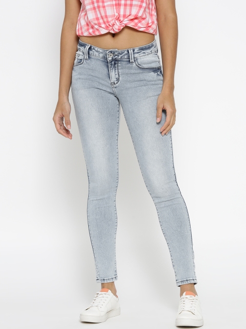 

Deal Jeans Women Blue Skinny Fit Mid-Rise Clean Look Stretchable Jeans
