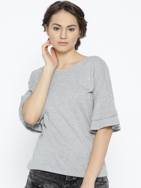 

ONLY Women Grey Styled Back Top