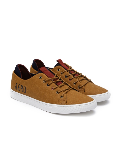 

Aeropostale Men Tan Brown Lohan Suede Sneakers