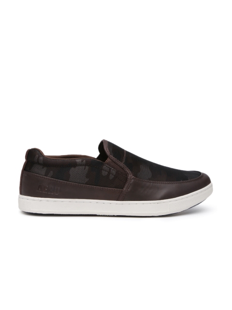 

Aeropostale Men Brown Darren Slip-On Sneakers
