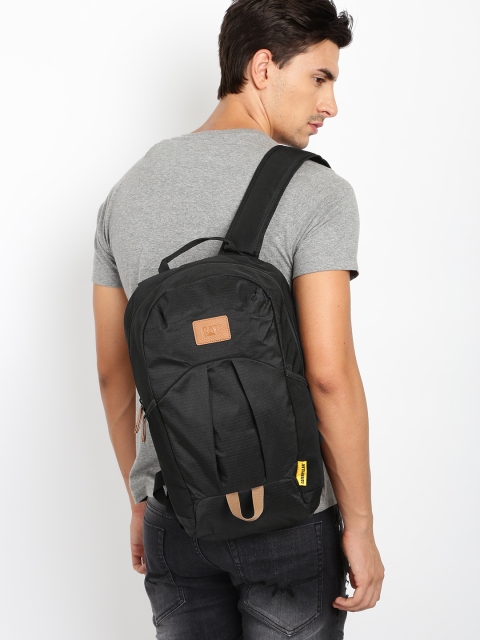 

CAT Unisex Black Solid Backpack