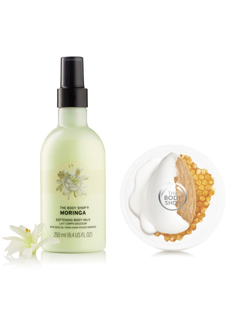 

THE BODY SHOP Body butter & Body Milk Set, White