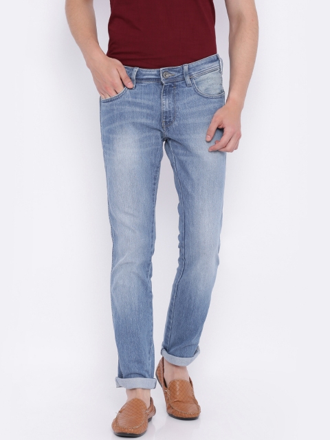 

Wrangler Men Blue Slim Fit Low-Rise Clean Look Stretchable Jeans