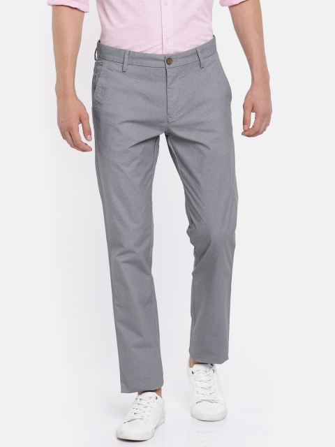 

Arrow Sport Men Grey Chrysler Tapered Fit Printed Trousers