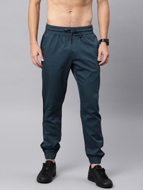 

HRX by Hrithik Roshan Men Navy Blue Slim Fit Solid Joggers