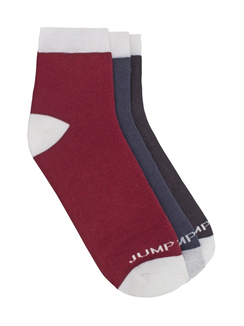

JUMP USA Men Pack of 3 Assorted Socks, Multi