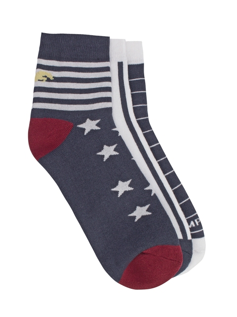 

JUMP USA Men Pack of 3 Assorted Socks, Multi