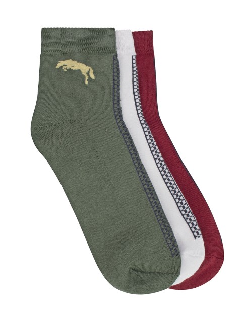 

JUMP USA Men Pack of 3 Assorted Socks, Multi