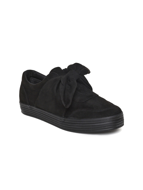 

Ginger by Lifestyle Women Black Slip-On Sneakers