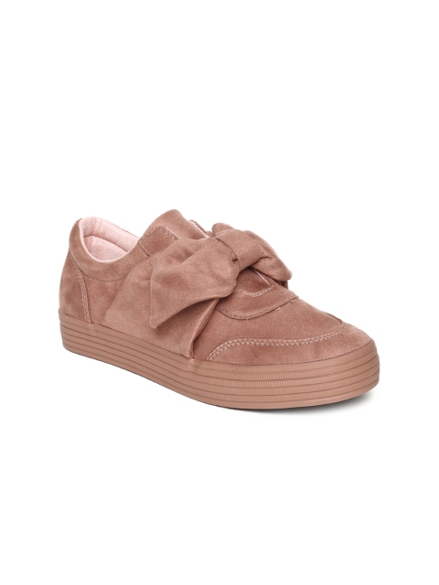 

Ginger by Lifestyle Women Pink Slip-On Sneakers