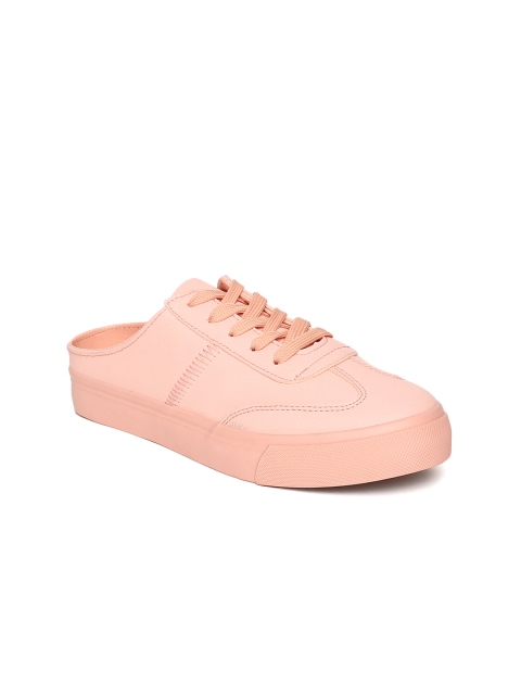 

Ginger by Lifestyle Women Peach-Coloured Sneakers