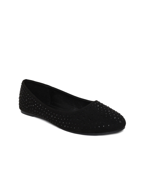 

Ginger by Lifestyle Women Black Studded Ballerinas