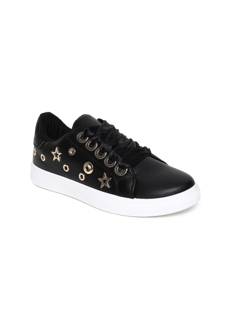 

Ginger by Lifestyle Women Black Embellished Sneakers