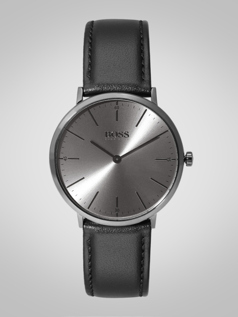 

Hugo Boss Men Gunmetal-Toned Analogue Watch 1513540, Metallic