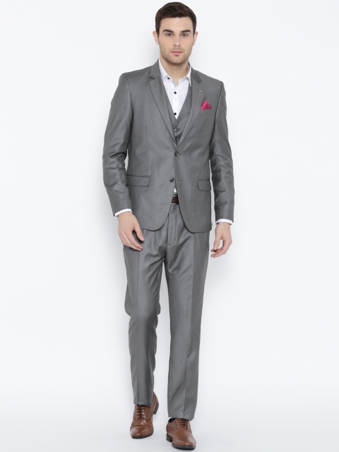 

Arrow Men Grey Body Tailored Fit Formal Suit