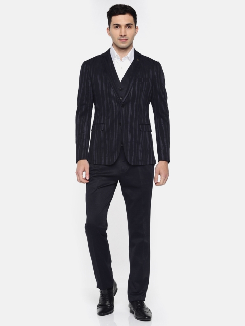 

Arrow Men Navy Body Tailored Fit Formal Suit, Navy blue
