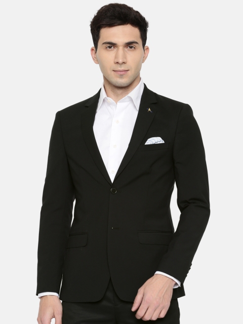 

Arrow Men Black Single-Breasted Tailored Fit Formal Blazer