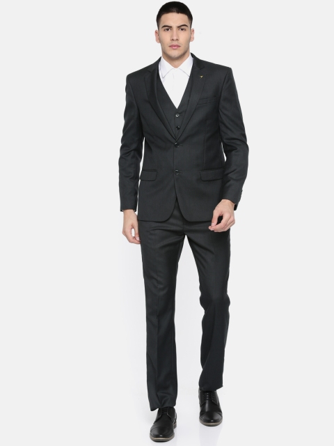 

Arrow Charcoal Grey Body Tailored Fit Single-Breasted Formal Suit