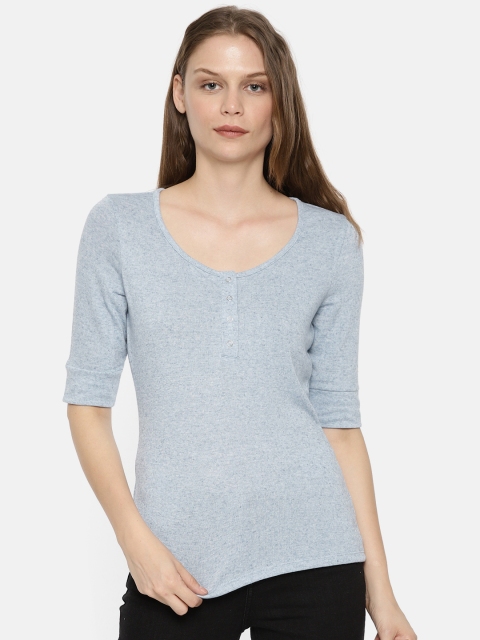 

Vero Moda Women Blue Solid Top