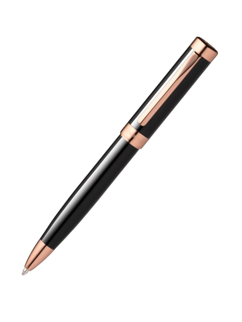 

Pennline Hercules Gloss Black With Rose Gold Trims Ballpoint Pen