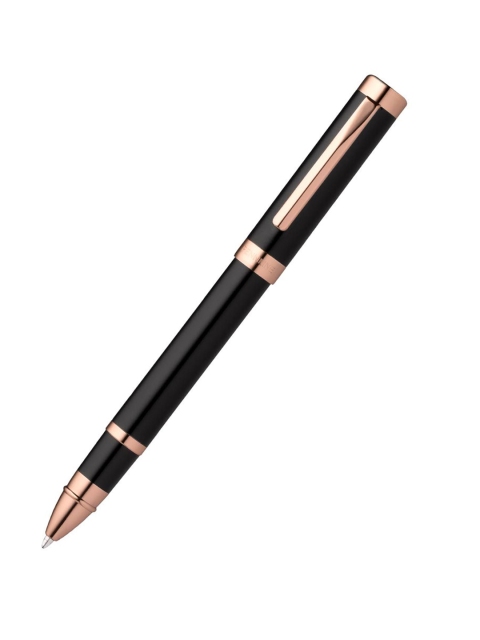 

Pennline Hercules Gloss Black With Rose Gold Trims Rollerball Pen