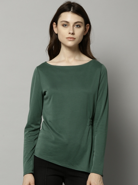

Marks & Spencer Women Green Solid Top