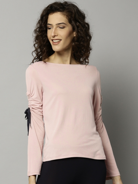 

Marks & Spencer Women Pink Solid Top