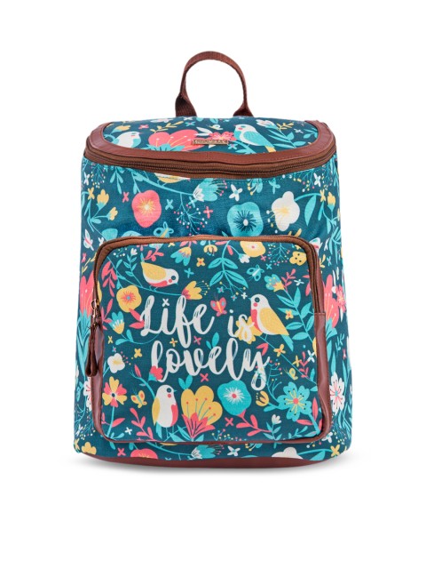 

Chumbak Women Turquoise Blue Backpack