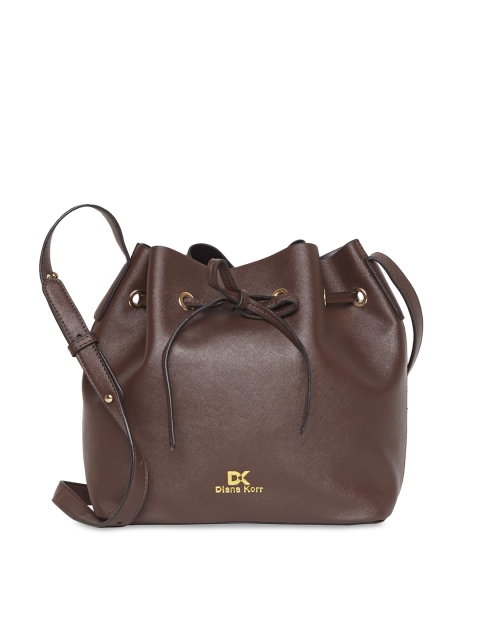 

Diana Korr Brown Solid Sling Bag