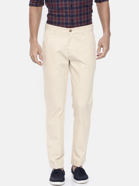 

ColorPlus Men Beige Contemporary Regular Trousers