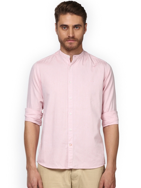 

ColorPlus Men Red Regular Fit Solid Casual Shirt
