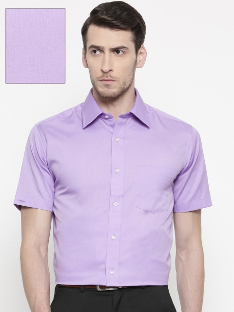 

Park Avenue Men Purple Regular Fit Solid Formal Shirt