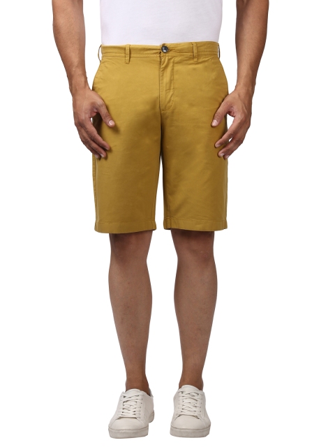 

ColorPlus Men Khaki Solid Regular Fit Chino Shorts