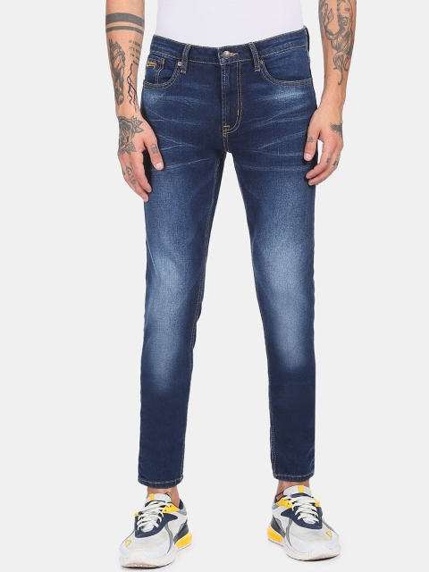 

Aeropostale Men Blue Super Skinny Fit Mid-Rise Clean Look Jeans